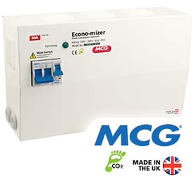 Get your MCG Econo-mizer single phase voltage optimiser from Graham Parker of G A Electrics